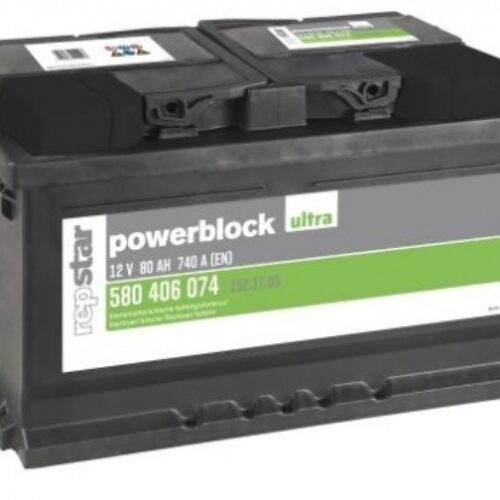 Repstar Starterbatterie Powerblock Ultra 12 Volt 80 AH